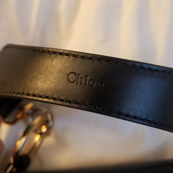 Authentic Chloé C medium leather shoulder bag - Picture 6 of 14